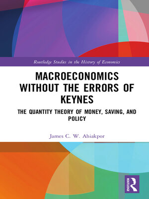 cover image of Macroeconomics without the Errors of Keynes